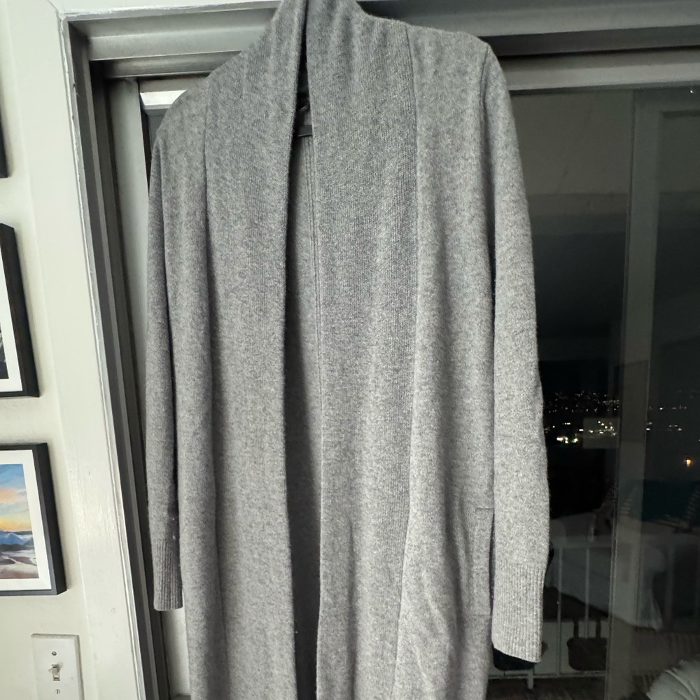 Long sweater coat/cardigan